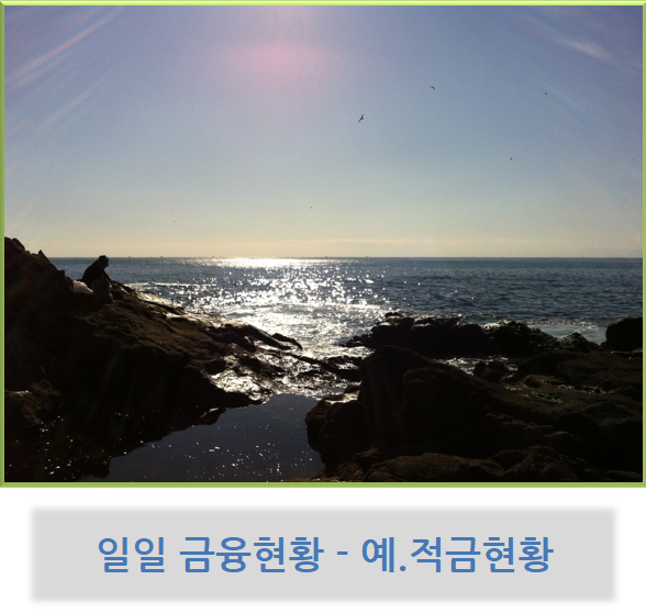  일일 금융 현황 - 예. 적금 현황(여신 현황)