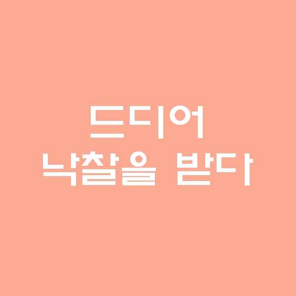  <경매 일주일이면 떠블오케이만큼 한다> - 드디어 낙찰을 받다  - 