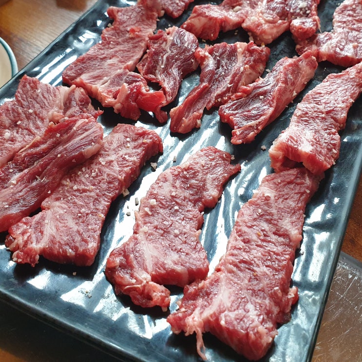  고령맛집 "황금터숯불촌" 갈비살진찬 한정식