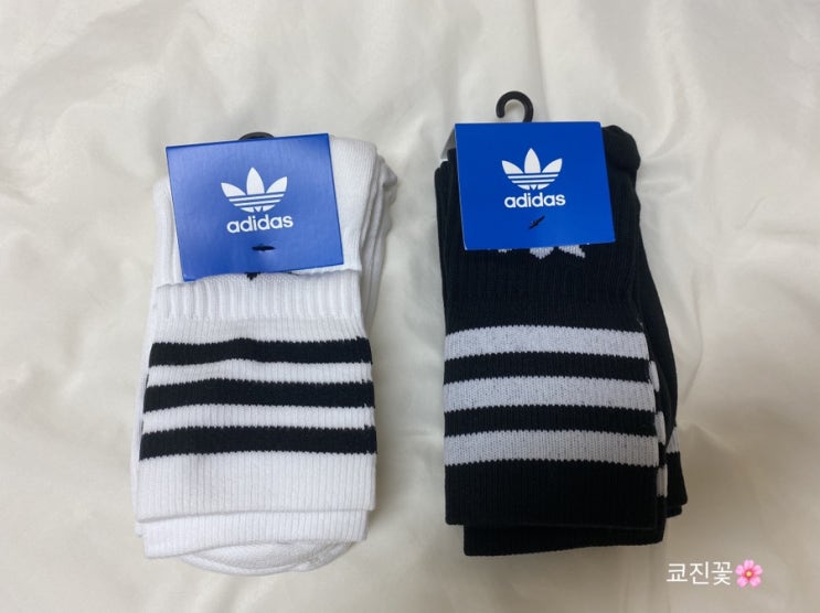  아디다스 미드 컷 크루삭 DX9091 화이트 DX9092 블랙 사이즈 2224 후기 (내돈내산) + 아디다스 5/28 단 하루 2개 이상 구매 시 최대50%할인/시크릿코드 공유