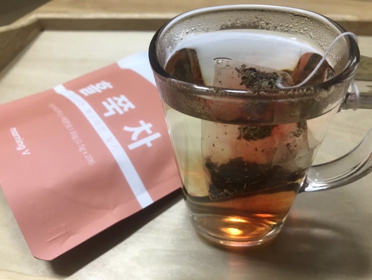  모닝브이 홀쭉차 아침에 마시면 좋은 히비스커스티백
