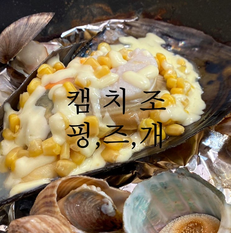 삼삼해물  캠핑조개구이 세트 하나면 캠핑음식 준비 끝