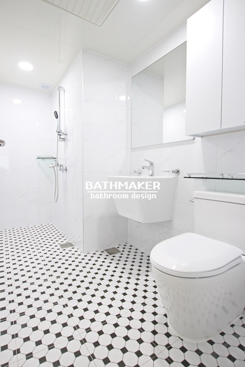 합리적인 비용으로 밝고 환하게 재탄생한 욕실, 의정부 호원동 흥화브라운 아파트 안방욕실 인테리어