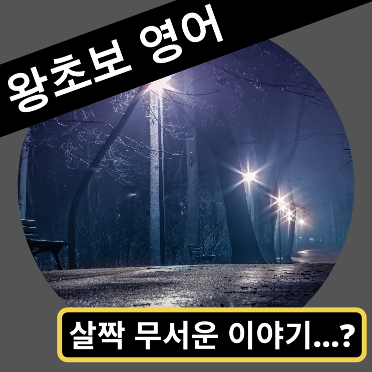 [기초 영작연습] 왕초보 영어동화LV1.5 #4 (The Park at Midnight)