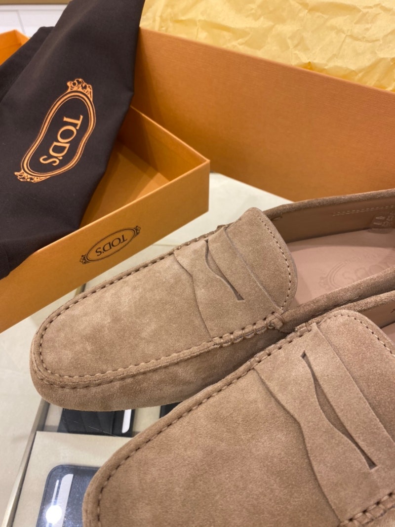 토즈(TOD'S)남자 드라이빙 슈즈 스웨이드 로퍼 구매 후기