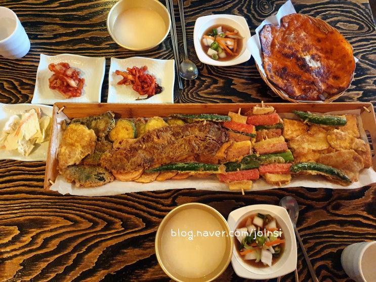  [한티역 맛집]초가마을 7가지 모둠전에 다양한 막걸리 판매하는 대치동 술집