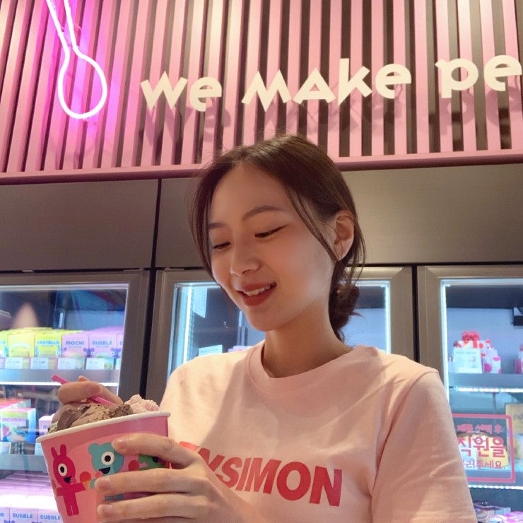 OOTD 데일리룩. 벤시몽 2020 SS 반팔 핑크 티셔츠 코디