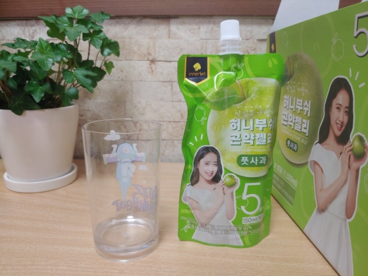  다이어트간식::허니부쉬 곤약젤리 풋사과로 해결