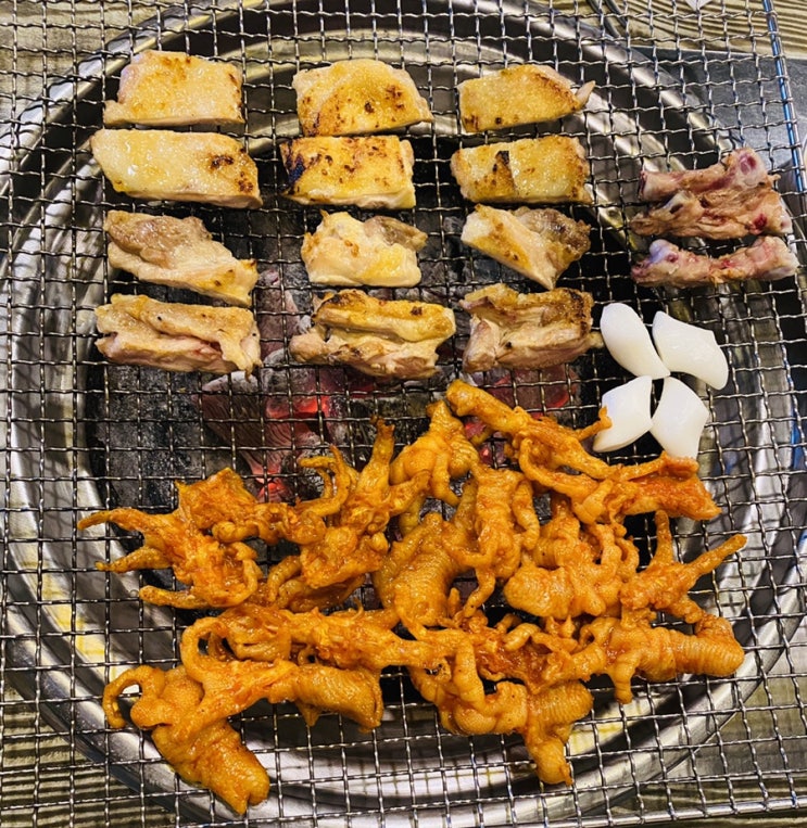  [경기 이천][한가네 숯불 닭갈비] 소금 닭갈비와 무뼈 닭발 _ 부발읍 아미리 _ 하이닉스 정문 먹자골목 _ 회식 장소