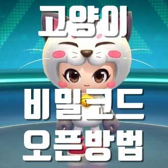  카트라이더고양이비밀코드 열어보자
