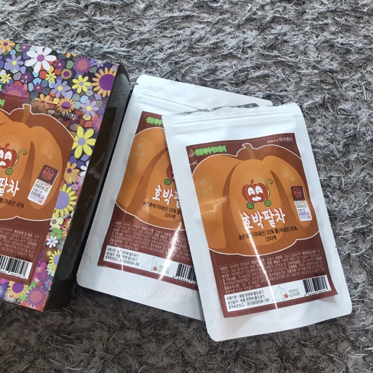  [내돈내산] 아이앤티 호박팥차 / 붓기차 / 팥물 다이어트 / 물 많이마시기