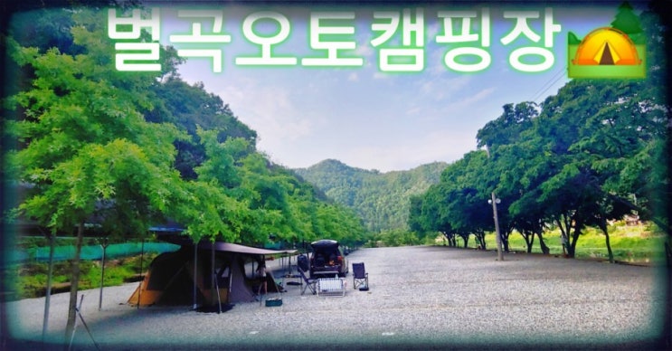  평일 벌곡오토캠핑장 풍경
