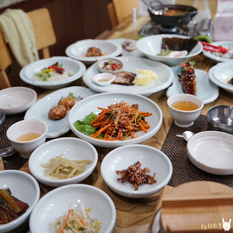 순천 한정식 맛집 밥꽃이야기 들마루 꼬막정식