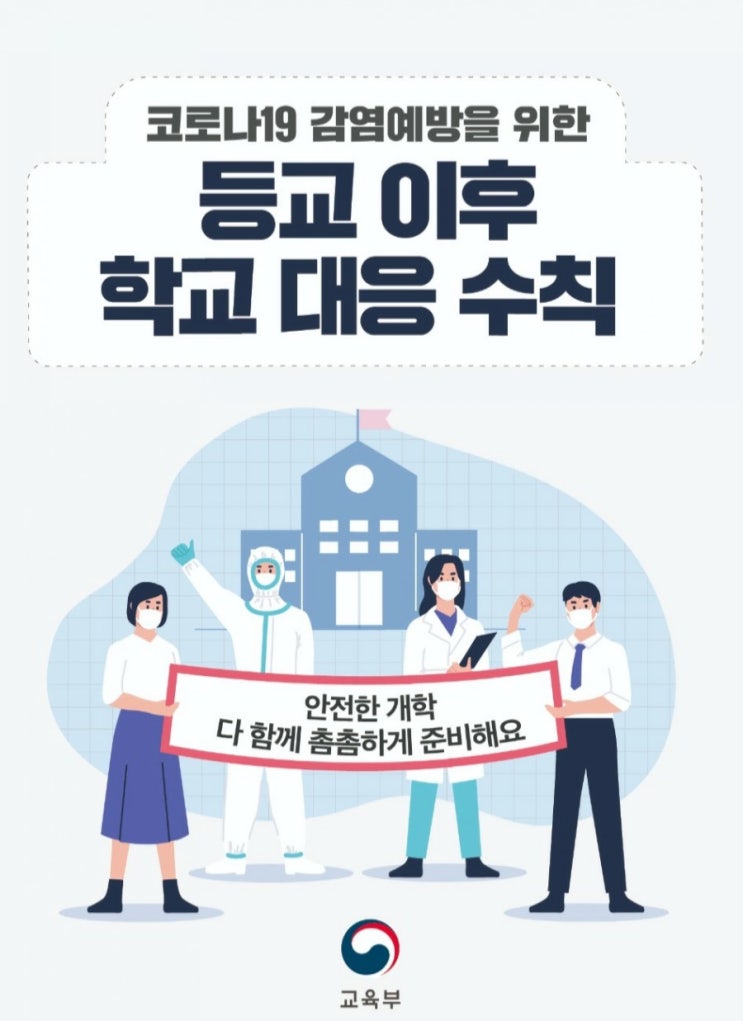  [학교감염] 등교 생활 안전수칙