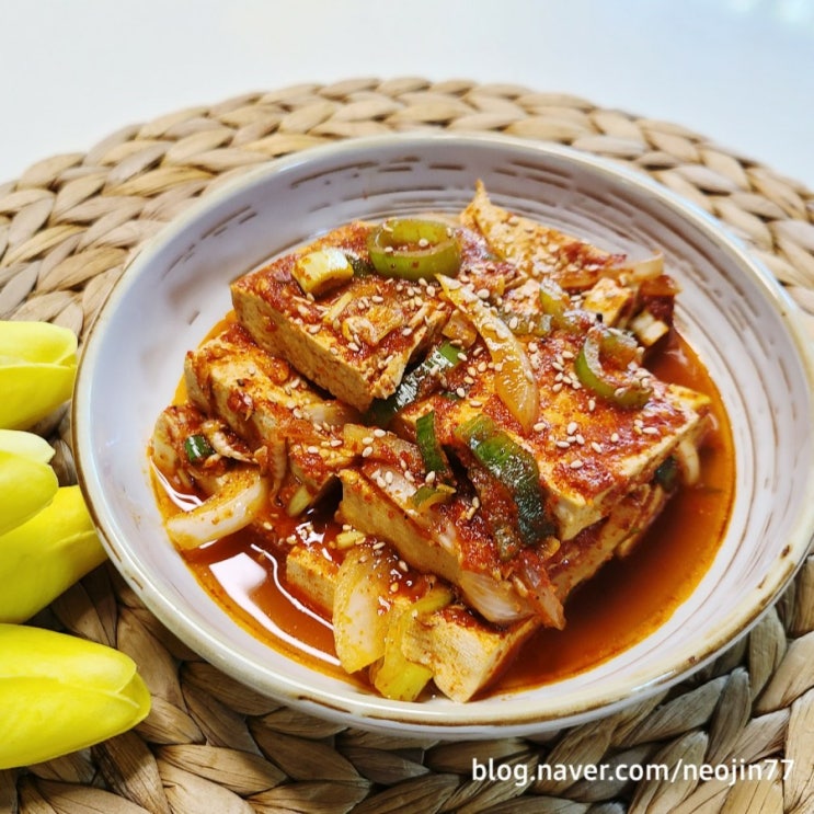 Jinny's 집밥레시피 백종원두부조림 역시 진짜맛있다 Jinny's 집밥레시피 백종원두부조림 역시 진짜맛있다