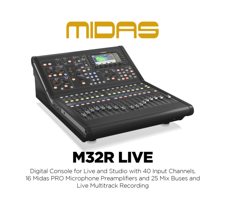 MIDAS M32R LIVE (사운드UP)