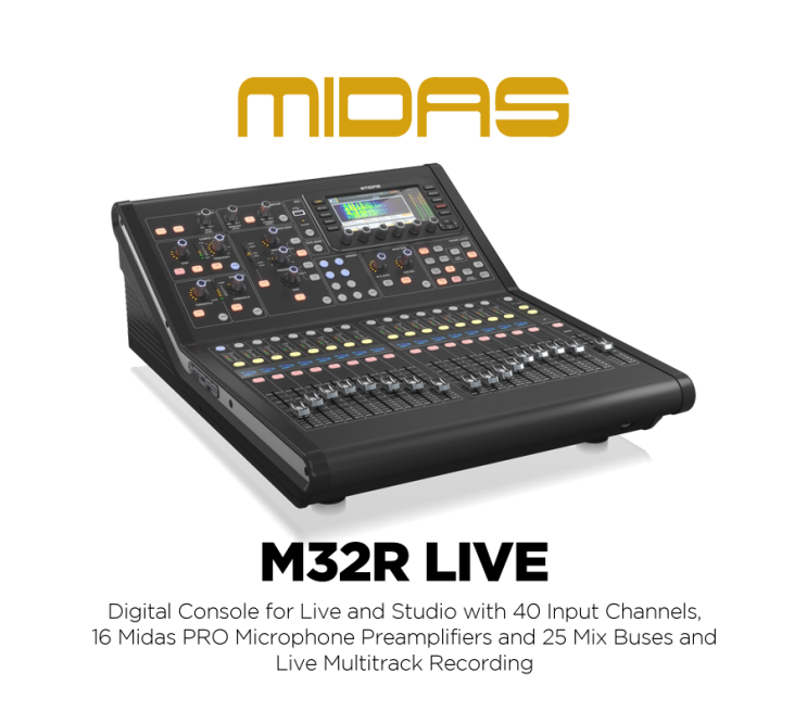  MIDAS M32R LIVE (사운드UP)