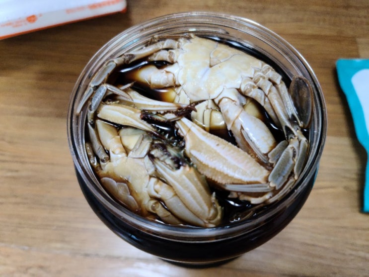  여수 옹고집 싱싱 갓김치 간장게장 맛집 포장해왔습니다:D