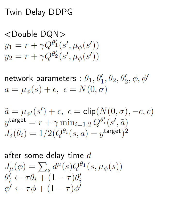 Path-planning RL : 2. Twin Delayed DDPG(TD3), Hindsight Experience ...