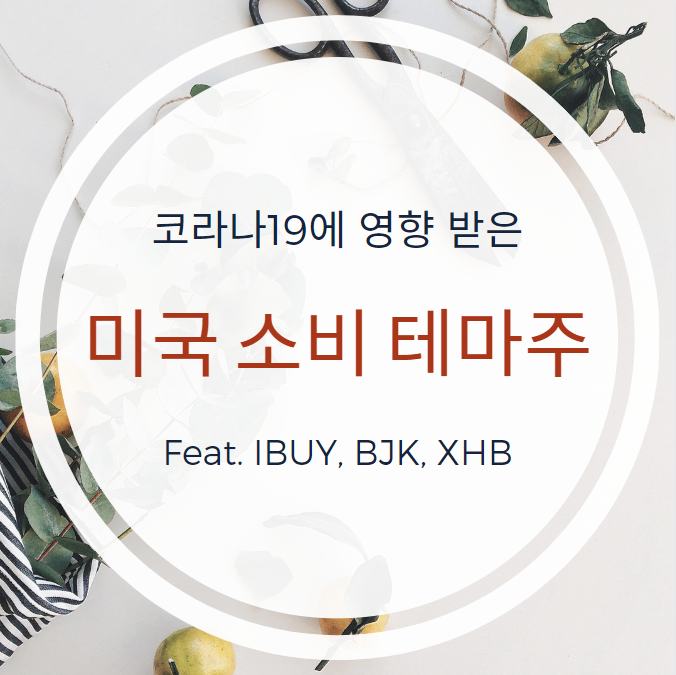  미국 소비 테마 ETF (IBUY, BJK, XHB) - 코로나19 영향 급등락