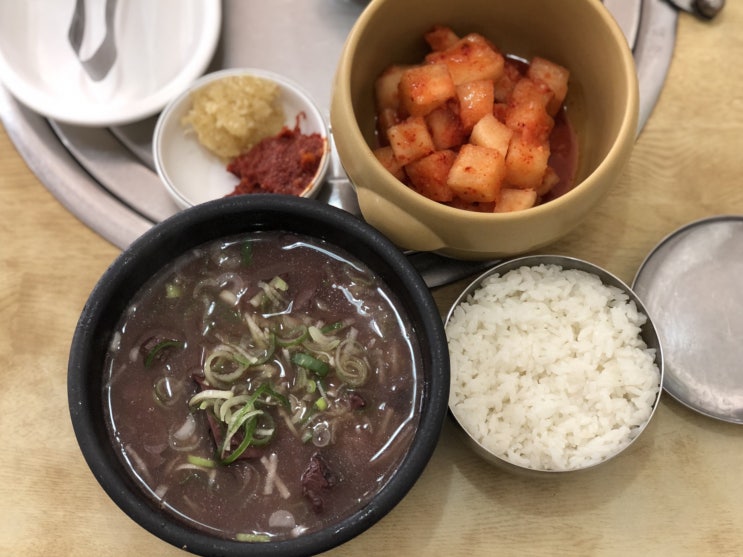 영화정해장국/해장국/선지해장국/맛집/길동맛집/강동구 엄지척