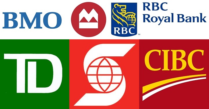 캐나다 Big5 은행 계좌 만들기, 이트랜스퍼, 체크, 체킹 어카운트, 세이빙 어카운트, 캐나다 은행 파헤치기