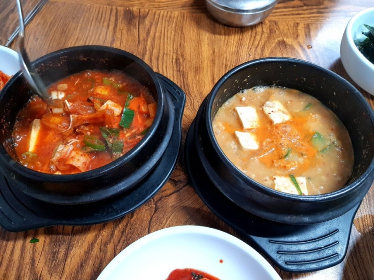  청국장, 김치찌개는 갈매기섬 식당이 맛있어요