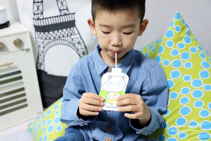  어린이홍삼 홍키통키그린 6살에 맞게 먹이고있어요