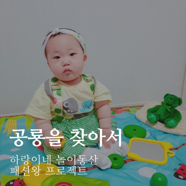 패션왕 프로젝트 : 공룡을 찾아서 7개월아기 데일리룩