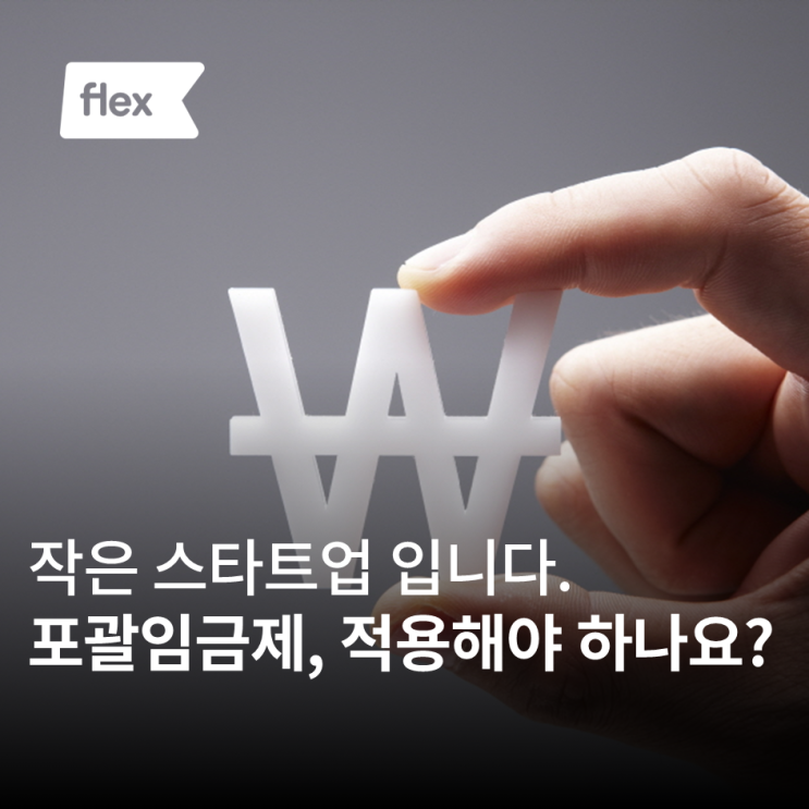  작은 스타트업 입니다. 포괄임금제, 적용해야 하나요?