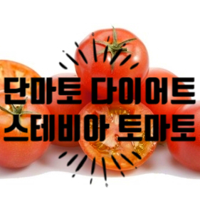  단마토 다이어트 스테비아 토마토 부작용?