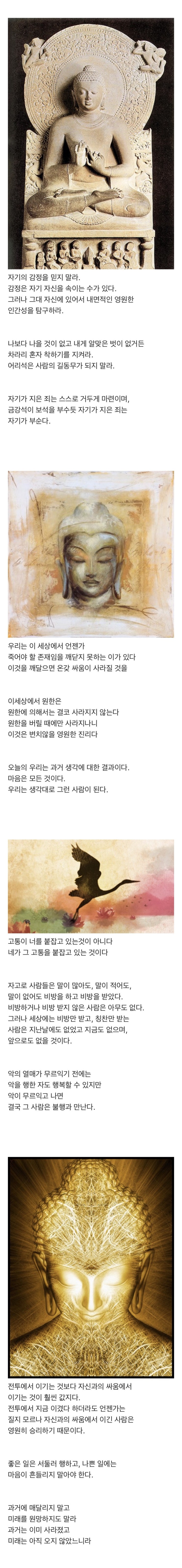 마음이 아프거나 괴로울때 보면 좋은 불교명언