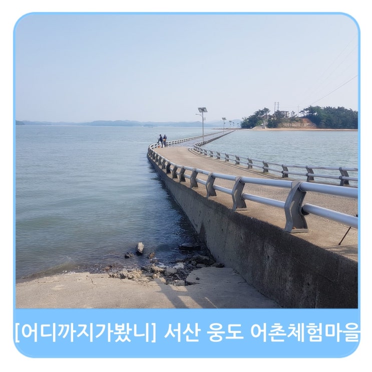  [어디까지가봤니] 서산 웅도 어촌체험마을 바다갈라짐 물떼