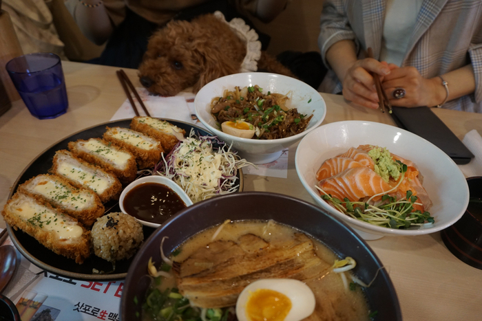  문래동 라멘 ] 하코야 문래역점 : 애견동반 사케동 문래역맛집