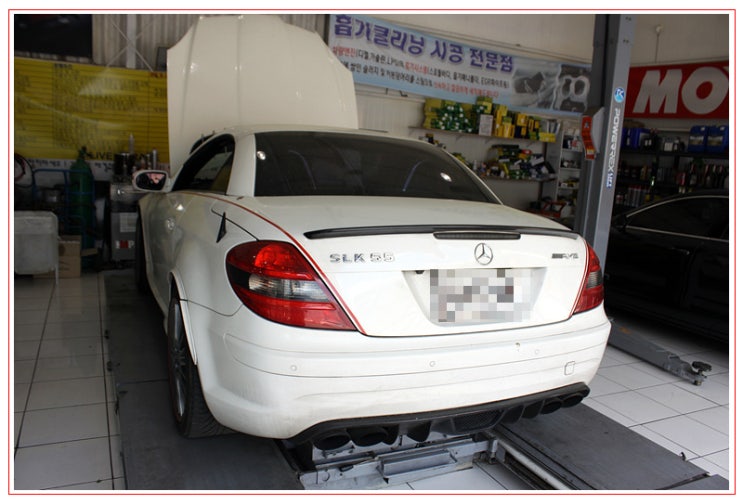  벤츠 SLK55 AMG 시동불량 및 시동꺼짐 현상 - 마산수입차정비