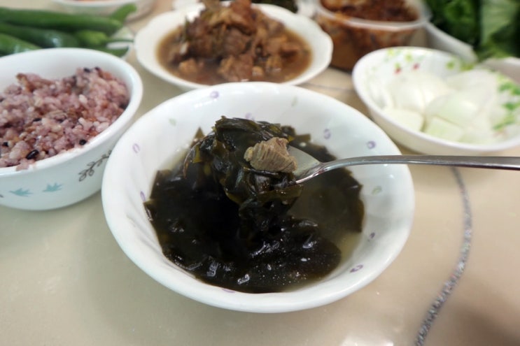  꼬돌미역 기장 특산물 염장미역으로 미역국 만들기!
