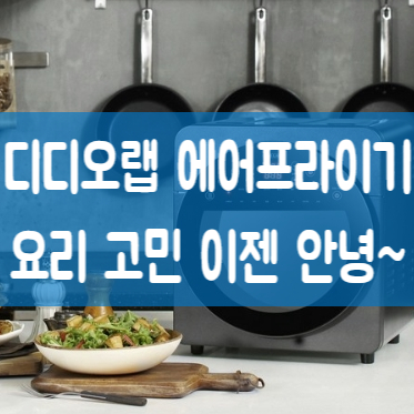  디디디오랩 더블히팅 에어프라이어 요리걱정끝!
