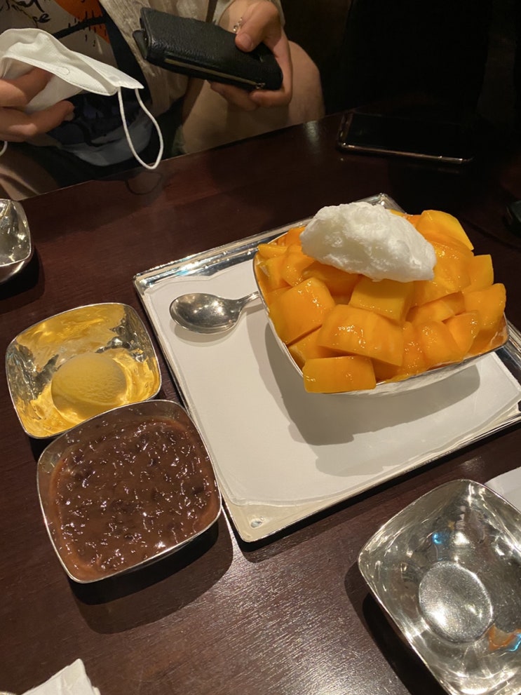 신라호텔 애플망고빙수 이하 망빙 (빙수의 계절)