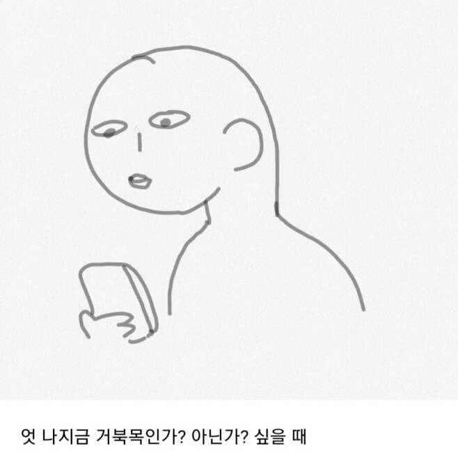  거북목에 대하여