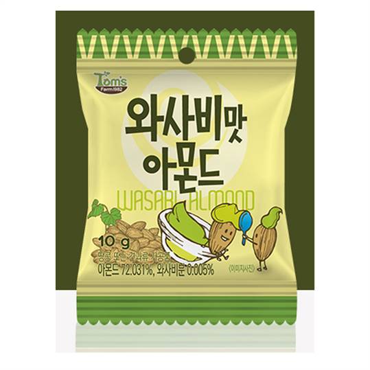  지금 세일상품 탐스팜 와사비맛 아몬드 50p! 매력적인 상품이네요