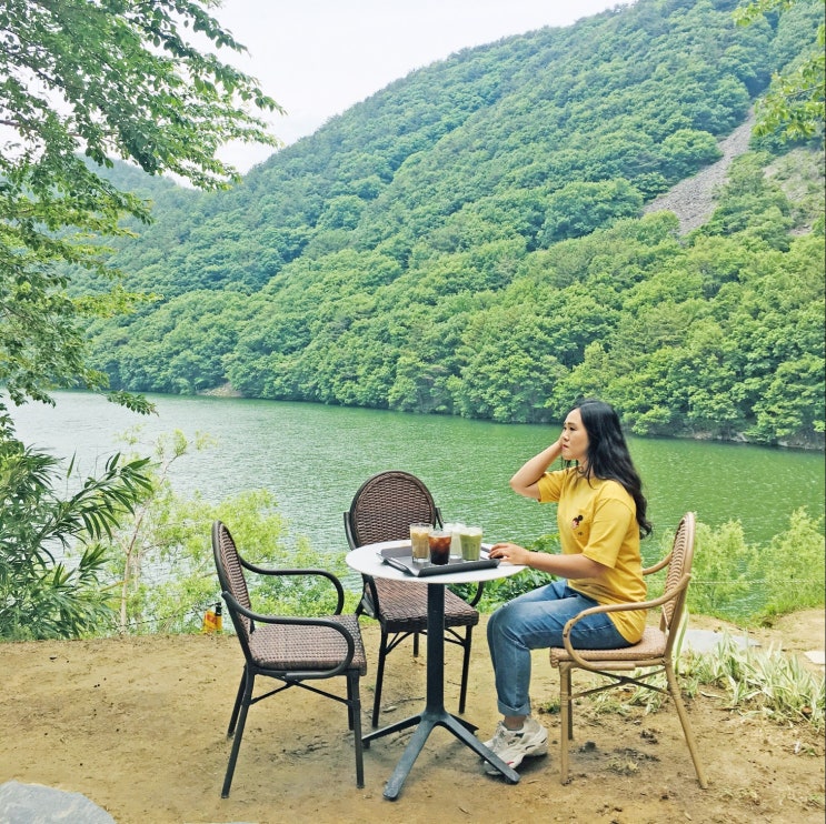  경남 사천 카페: 백천사 근처 풍경 좋은 카페 '갤러리&카페 라안'