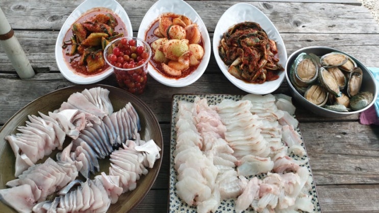 지리산청학동 마을에서 맞이한 산해진미