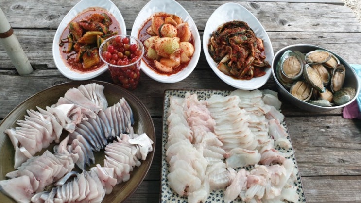 지리산청학동 마을에서 맞이한 산해진미