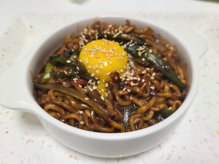  면요리 다 나와~ (라면, 짜빠게띠, 비빔면, 스파게티)
