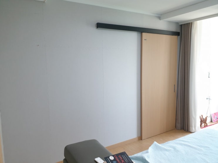 인천 구월동 아파트 가벽과 미닫이문, 슬라이딩도어 시공