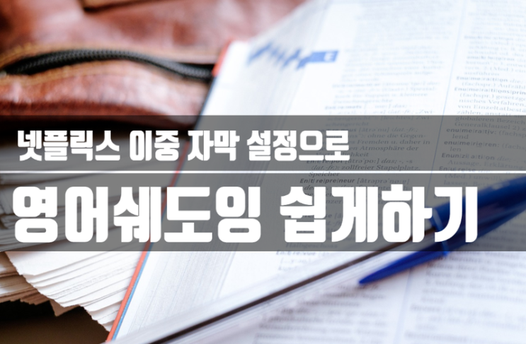 [집구석 영어공부] 넷플릭스 이중자막으로 쉐도잉 쉽게하기 -Language Learning with Netflix (with 크롬)