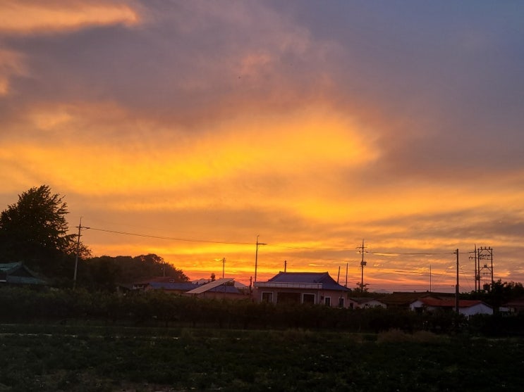  창원 대산면 유등리 선셋(Sunset) 해넘이