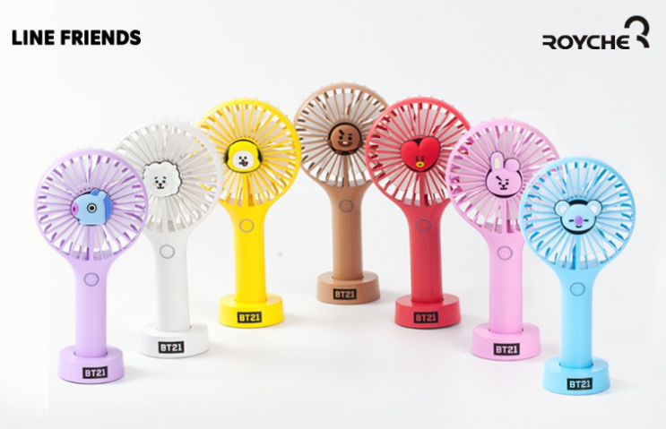  BT21 미니선풍기 우주스타 미니 핸디팬