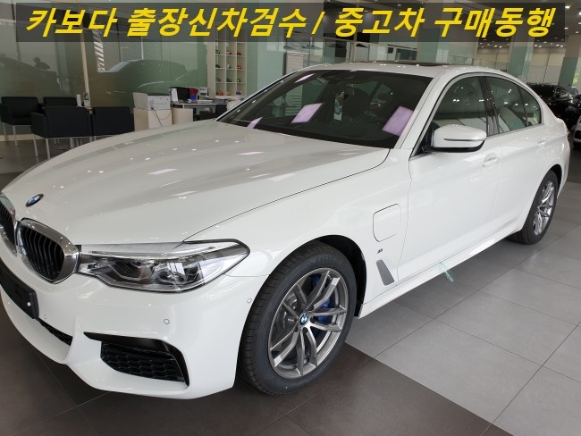  카보다-2020 BMW 5시리즈 플러그인 하이브리드(PHEV)530e 계약후 인수전 정비사 bmw매장 출장검수대행 및 서울신차검수