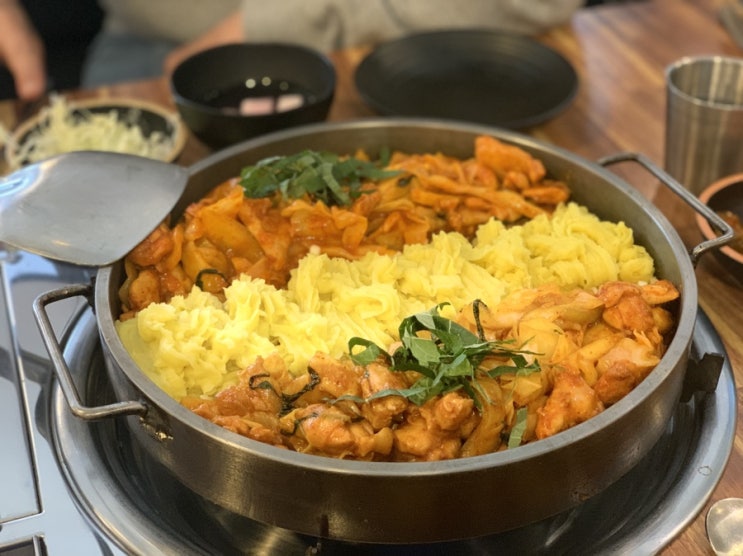  [판교/판교아브뉴프랑 맛집] 고구마+치즈+닭갈비, 비와별닭갈비